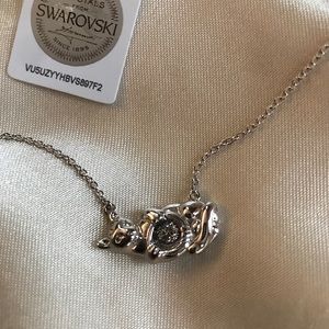 Sterling Silver Cat Necklace